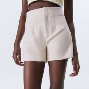 Zara Cream Women's Shorts